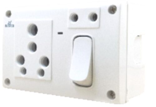 16962-24_image_0.jpg HOSPER H234 Switch Socket Combined Box 16 A