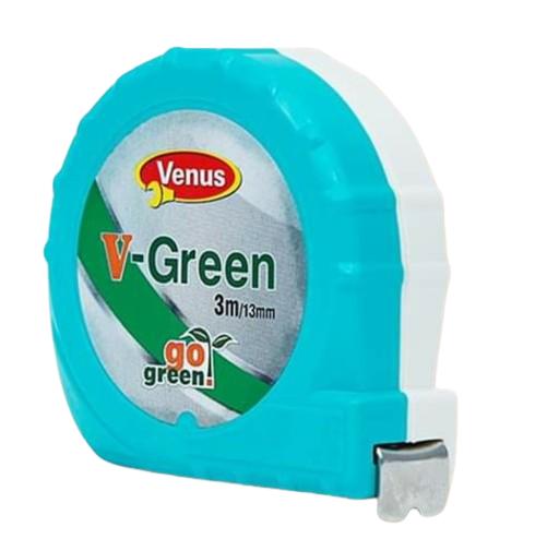 Venus 13 mm Plastic Measuring Tapes 3 m Blue and White
