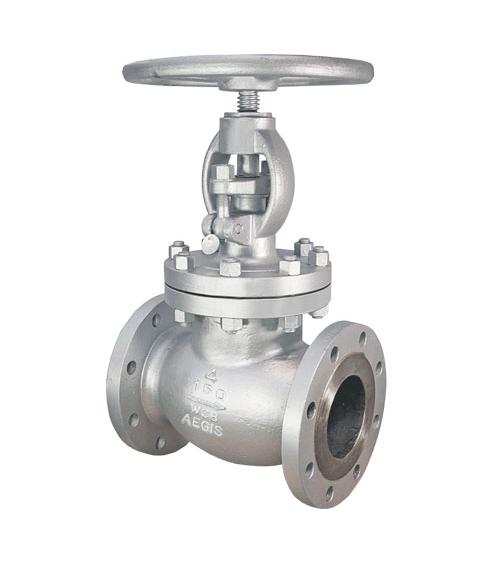 17064-629_image_0.jpg AEGIS 10 inch Manual WCB Globe Valves Flanged