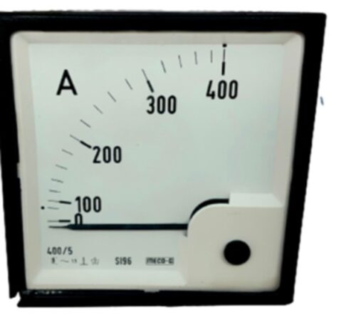 17074-1281_image_0.jpg MECO Moving Iron Analog AC Ammeter 0 - 20 A