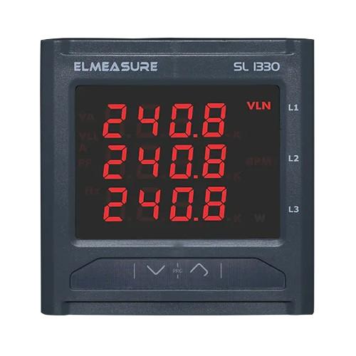 ELMEASURE Moving Coil 3 Row AC/DC Ammeter 0 - 5 A