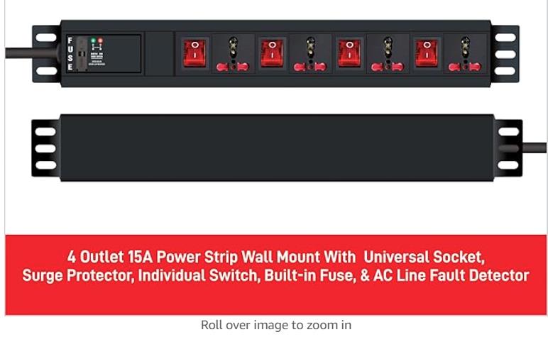 17085-2995_image_0.jpg MX Power Strip 4 Socket Universal 3 m Extension Board