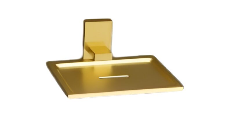 ACUTE Rectangular Brass Soap Dish
