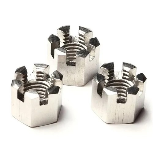 17153-2264_image_0.jpg Hari Krishna Slotted Round Nut M10 8.8 DIN 546
