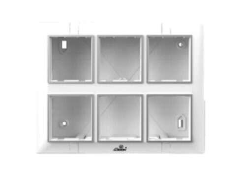Micon Plastic 6 M 18 Ways Modular Gang Box