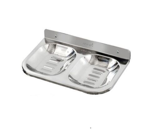 17203-2452_image_0.jpg CERAMIC Oval Stainless Steel Soap Dish