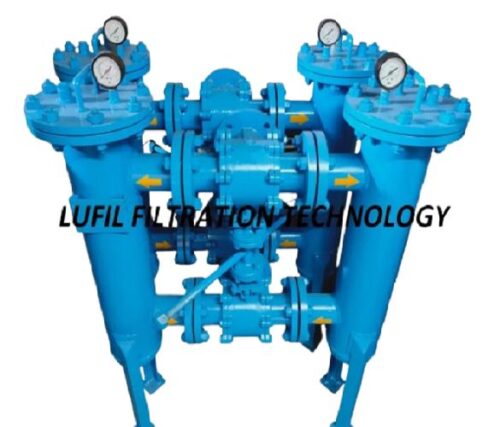 17208-1314_image_0.jpg Lufil 1 inch Duplex Oil Bucket Strainer