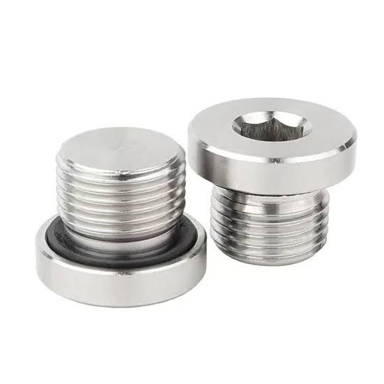 Zinc Plated Steel Pipe Plugs 10 mm