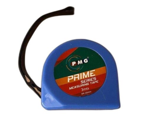 PMG 16 mm Plastic Measuring Tapes 3 m Blue
