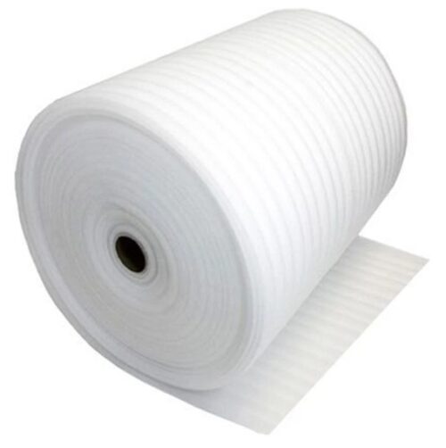 17256-5776_image_0.jpg Plain Roll EPE Packaging Foam 25 x 1 m White
