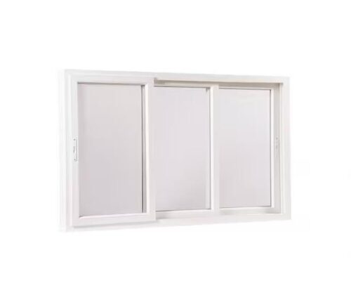 3 Track Plastic Window Frame 500 x 1100 mm