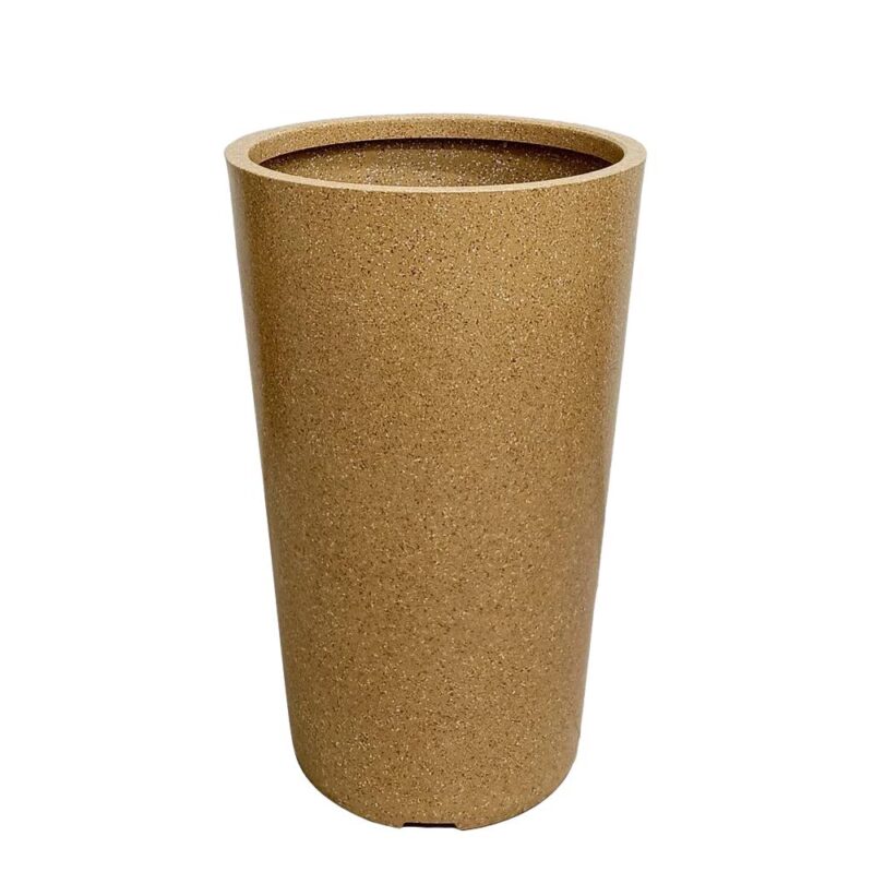 17299-5176_image_0.jpg A One Green Plastic Kivi Pot Planter Sand Stone