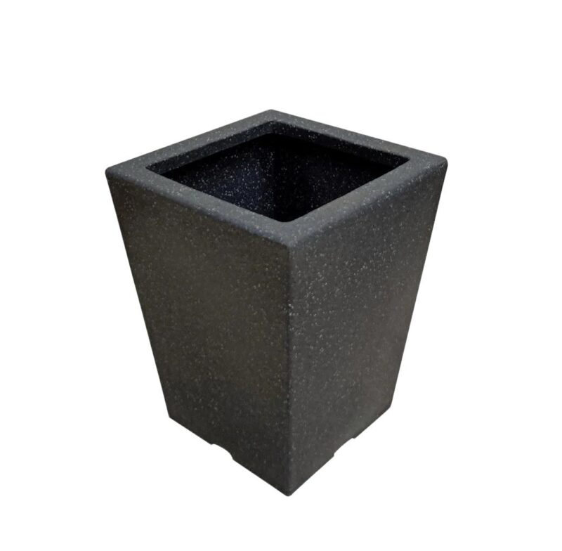 17299-5182_image_0.jpg A One Green Plastic Penta Pot Planter Grey Stone