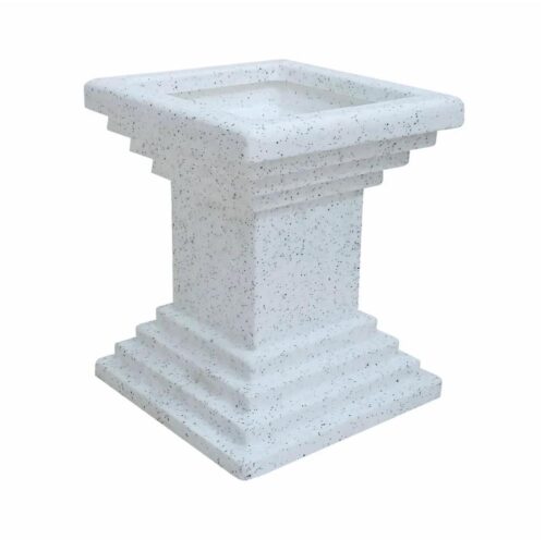 17299-6604_image_0.jpg A One Green Plastic Tulsi Pot Planter White Stone