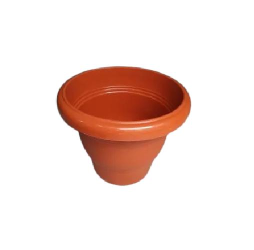 A One Green Plastic Deluxe Pot Planter Terracotta