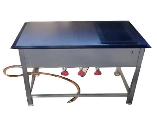 Real Automatic Chapati Plate Puffer Stainless Steel Silver