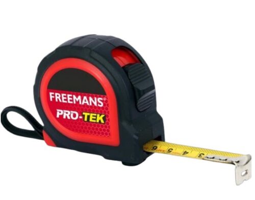17335-2720_image_0.jpg FREEMANS 25 mm ABS Measuring Tapes Pro Tek 3 m Black and Red