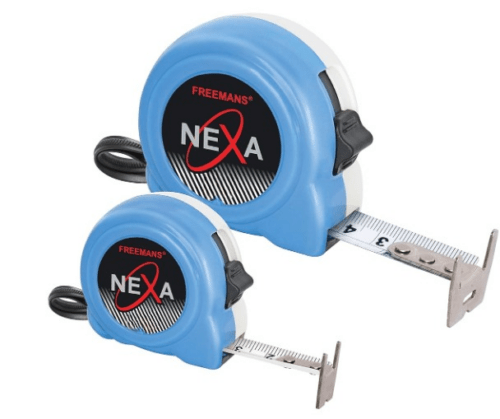 17335-3659_image_0.png FREEMANS 16 mm ABS Measuring Tapes Nexa 3 m Blue and White