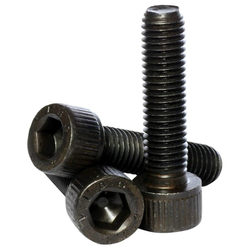 17344-297_image_0.jpg NUNHATIA M10 x 20 Allen Hex Socket Head Bolt 10.9 ISO 4762 Plain Black