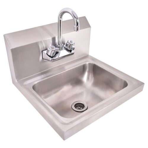 17363-8110_image_0.jpeg GOYAL Stainless Steel Single Sink Unit 500 x 450 x 855 mm Silver