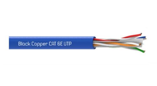 Black Copper CAT 6e LAN Cables