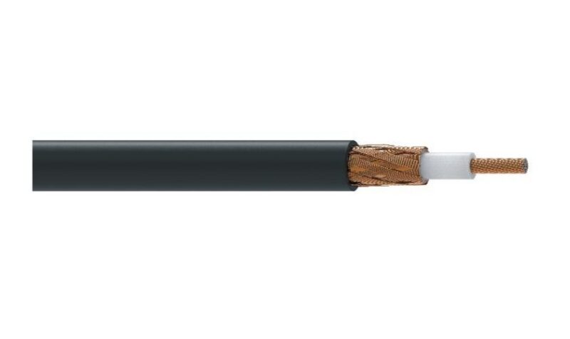 Black Copper Coaxial Cables RG 6
