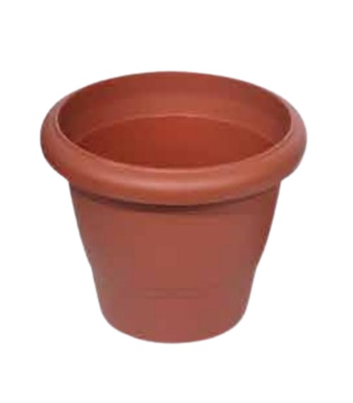 Nilkamal PVC Pot Planter Dark Terracotta