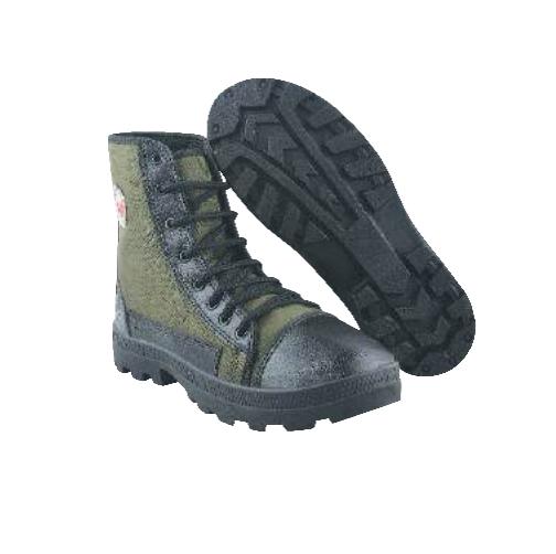 MANGLA Cotton Cloth Ankle Boots UK 10