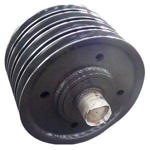 Mild Steel, CI  Wire Rope Pulleys 15 ton