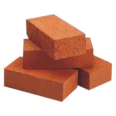 Red and Black Soil Rectangular Red Bricks