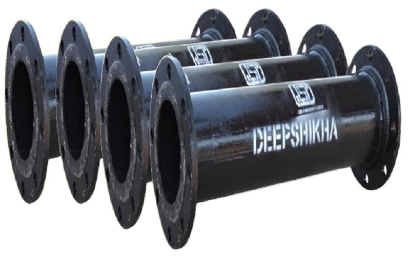 15635-108_image_2.jpg DEEPSHIKHA 100 mm Coated CI Pipes 5.5 m Flanged
