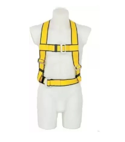 15667-100_image_0.jpg Bellstone Polyester Half Body Simple Hook Single Rope Safety Harness XL