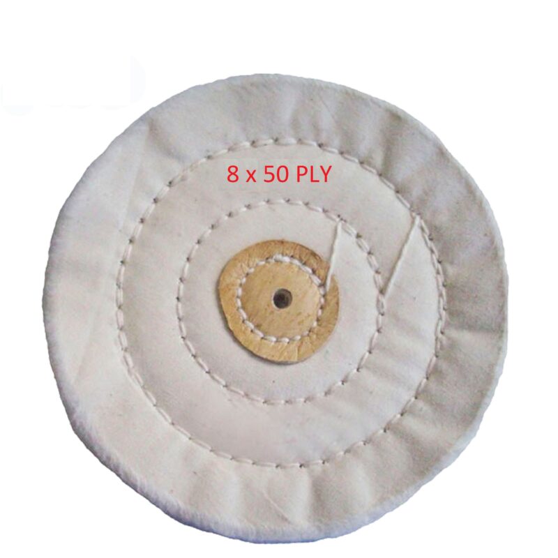 200 mm Buffing Wheels Cotton 50