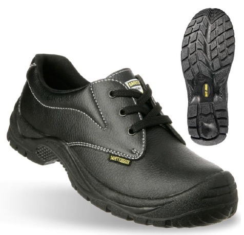 Safety Jogger SAFETYRUN - S1P SRC Real Leather Steel Toe Safety Shoes Black