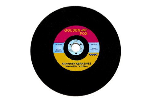 15689-173_image_0.jpg Golden Fox Upto 230 mm Grinding Wheels 7 mm 6700 rpm 22.23 mm