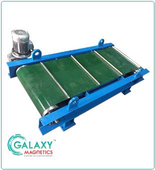 5 tons/hr Over Band Roller Magnetic Separator 5 HP