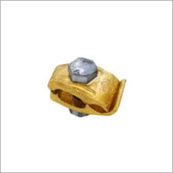 Brass U clamp 200 A 20mm Earth Clamps