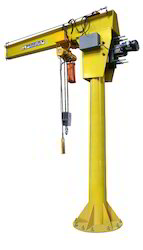 15697-129_image_0.jpg Vishanth Engineering 1 - 5 ton Motorized Floor Mounted Jib Crane