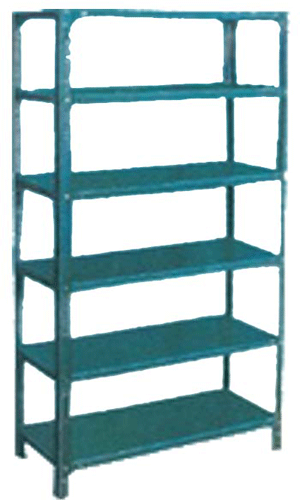 Mild Steel Angle Frame 6 Layers Industrial Racks 12 ft 1200 x 600 mm