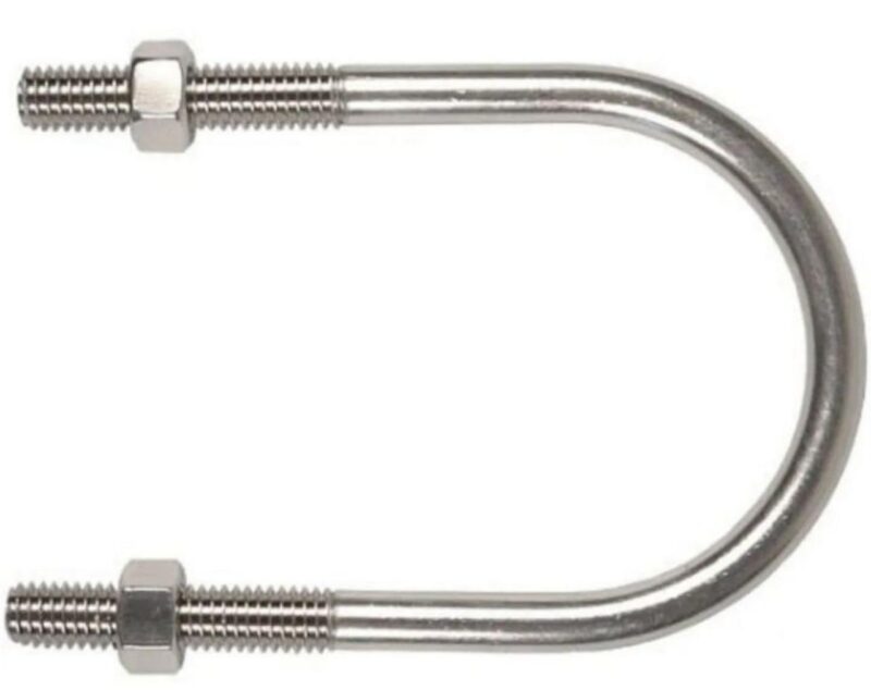 M3 Stainless Steel U Bolts 80 mm Polished