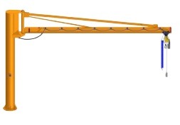 Aardwolf Upto 3 ton Motorized Column Jib Crane AJCTCM