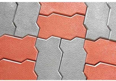 SKP 80 mm Zig Zag Paver Blocks 8 x 6 cm