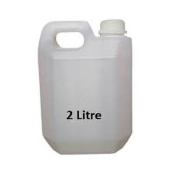 15734-135_image_0.jpg Plastic 2 L Rectangular White Chemical Cans