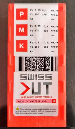 15742-293_image_0.jpg SWISSCUT Cutting Inserts 7 mm PVD Coated