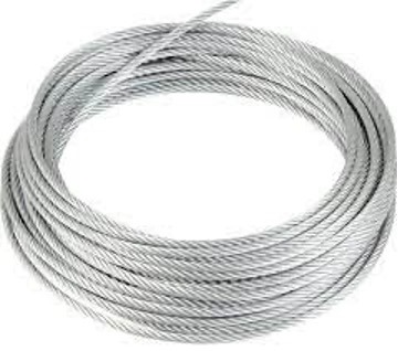 4 mm Steel Wire Rope 1 x 19 1770 N/mm2 50 m