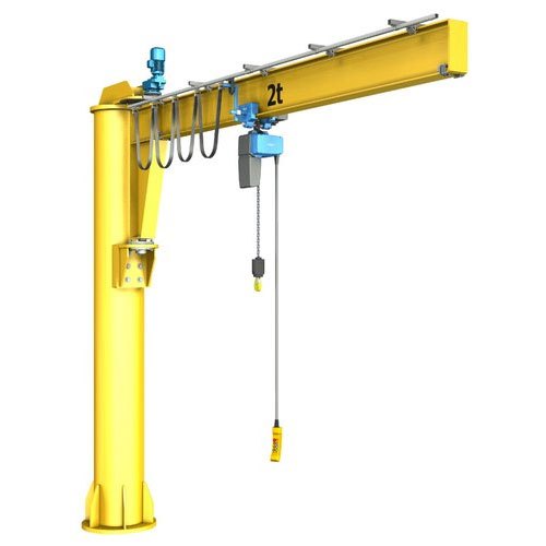 15748-323_image_0.jpg Upto 5 ton Motorized Floor, Pillar Mounted Jib Crane