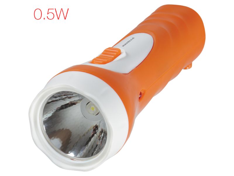 Havells 0.5 W Rechargeable LED Lead Acid Orange 8 in Torch
