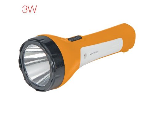 15750-111_image_0.jpg Havells 3 W Rechargeable LED Lead Acid Orange 8 in Torch