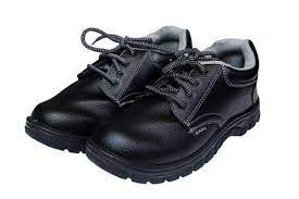 15752-44_image_0.jpg Safety Gear Suede Leather Steel Toe Safety Shoes Black