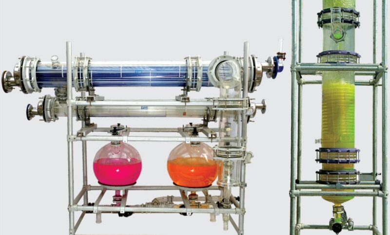 15758-854_image_0.jpg Mahavir Reaction Distillation Unit Glass Distillation Unit RDU20